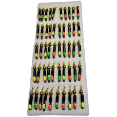 Мормилка вольфрамова з різнобарвними точками цвяхова золото 0,5 г