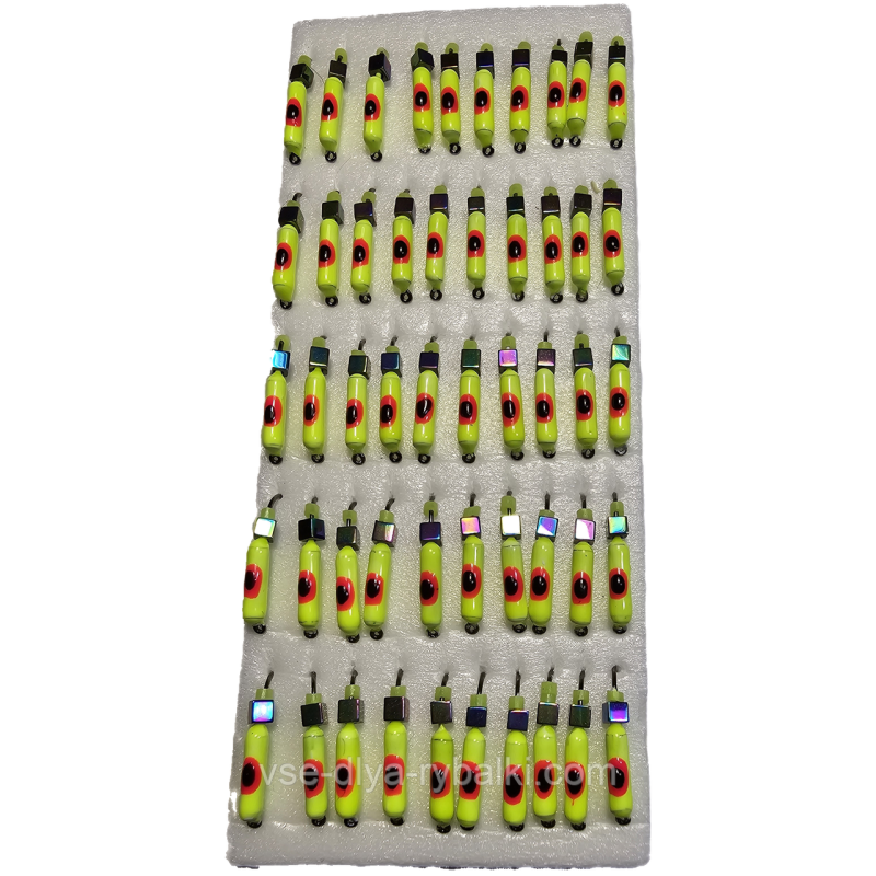 Мормилка вольфрамова салатова з точкою цвяхозубик хамелеон 0,5 г