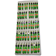 Мормилка вольфрамова зелена з рожевою точкою цвяхик хамелеон 0,5 г