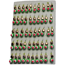 Мормилка вольфрамова кулька-оче зелене кубик мідь D 4