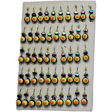 Мормилка вольфрамова кулька-оче чорний кубик хамелеон D 4