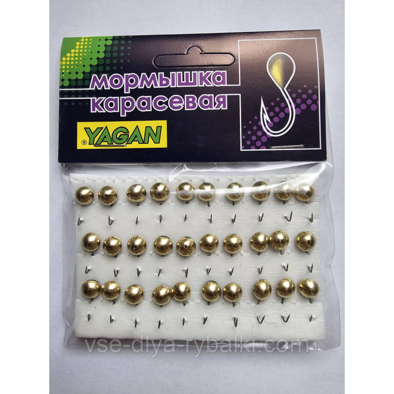 Мормишка карасева YAGAN око золото № 5