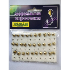 Мормишка карасева YAGAN око золото № 4