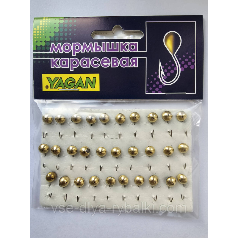 Мормишка карасева YAGAN око золото № 4
