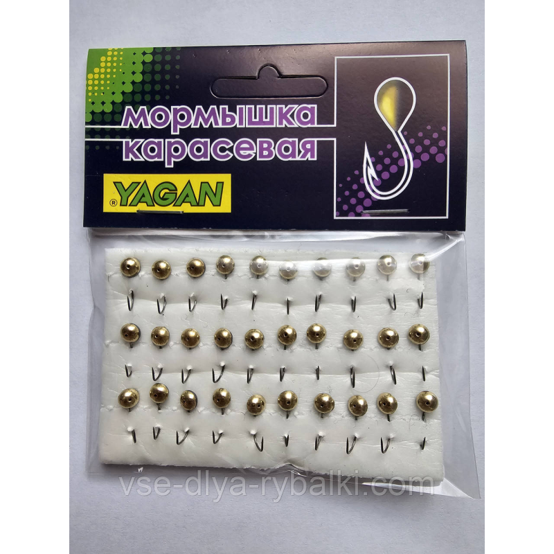 Мормишка карасева YAGAN око золото № 3