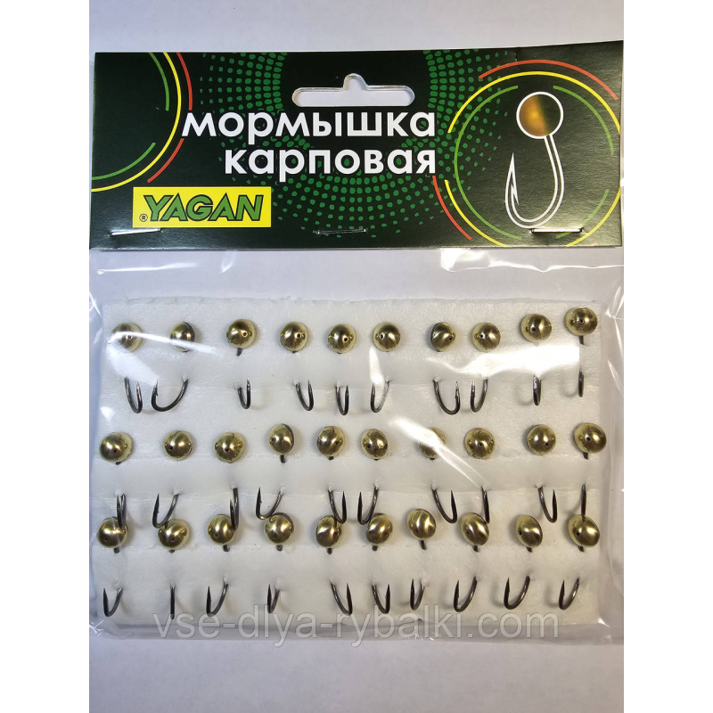 Мормишка коропова YAGAN око золото № 5