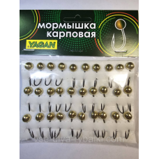 Мормишка коропова YAGAN око золото № 6