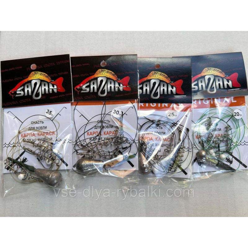 Снасть “Вбивця карася“ неіржавка сталь 30 г