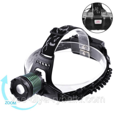 Ліхтар налобний Police 2188-T6, ЗУ mircoUSB, 2х18650, zoom