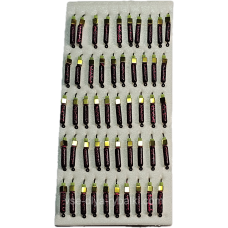 Мормилка вольфрамова рожевий мармур цвяхобік золото 0,5 г