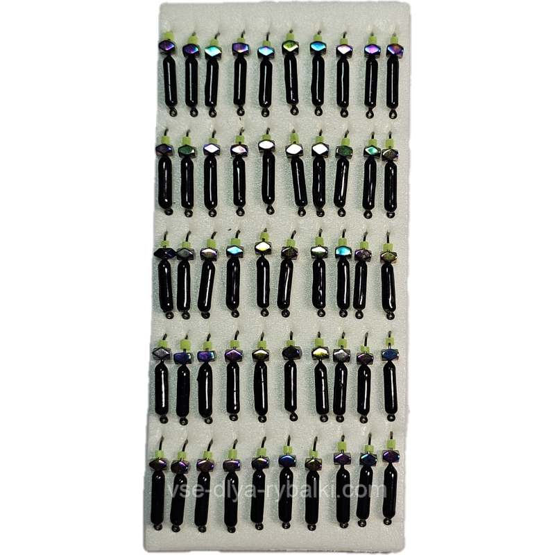 Мормилка вольфрамова чорна цвяхозубик хамелеон грань 0,5 г