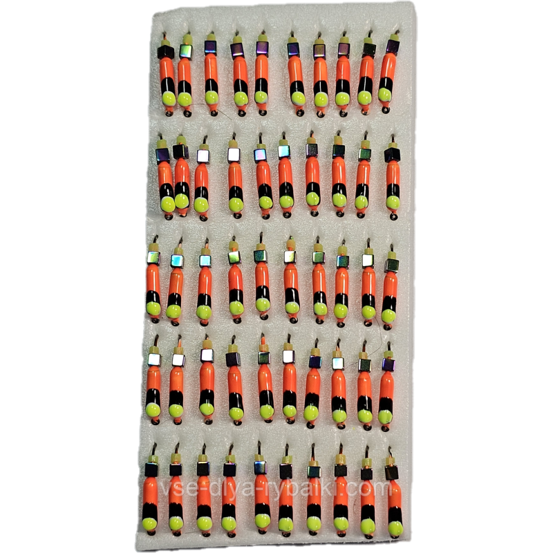 Мормилка вольфрамова жовтогаряча із салатовою точкою цвяхубік хамелеон 0,5 гм