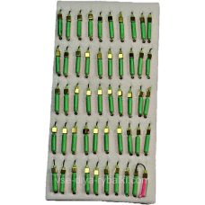 Мормилка вольфрамова зелено/рожева цвяхозубик золото 0,5 г