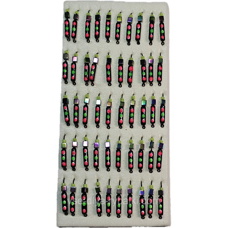 Мормилка вольфрамова чорна кольорова точка цвяхів хамелеон 0,5 г