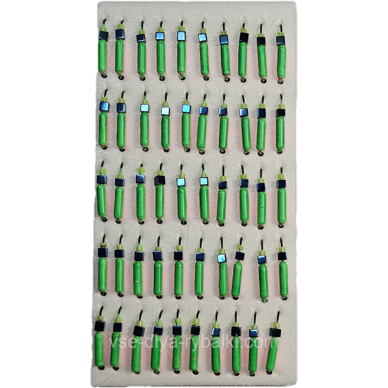 Мормилка вольфрамова зелена точка mix цвяхокубик хамелеон 0,5 г