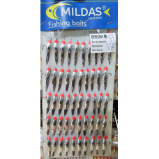 Блешня 3кр срібло оч. велика No13 Мілдас