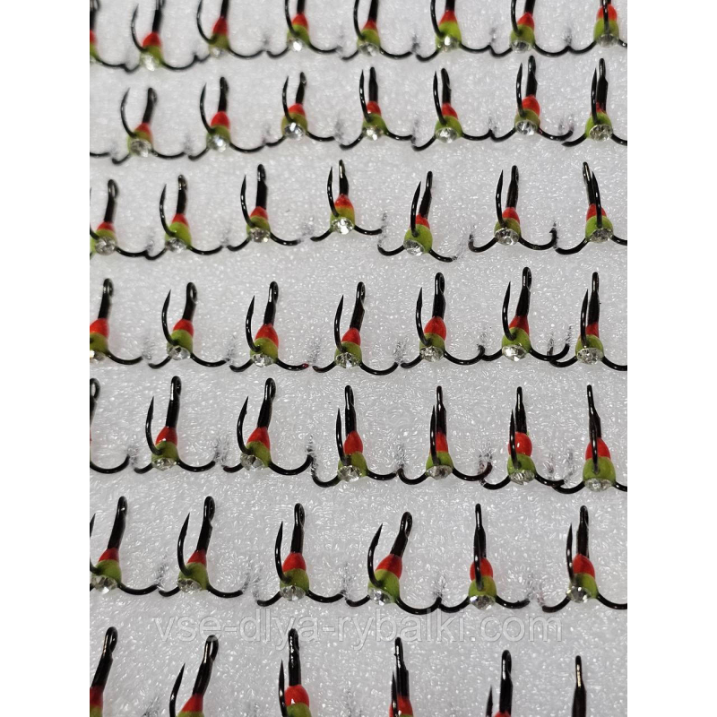 Трійник Корея з краплею і кристалом No10, 12, 14