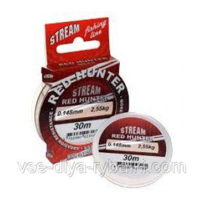 Волосінь зимова Stream Red Hunter 30 м 0.25 мм 7.0kg