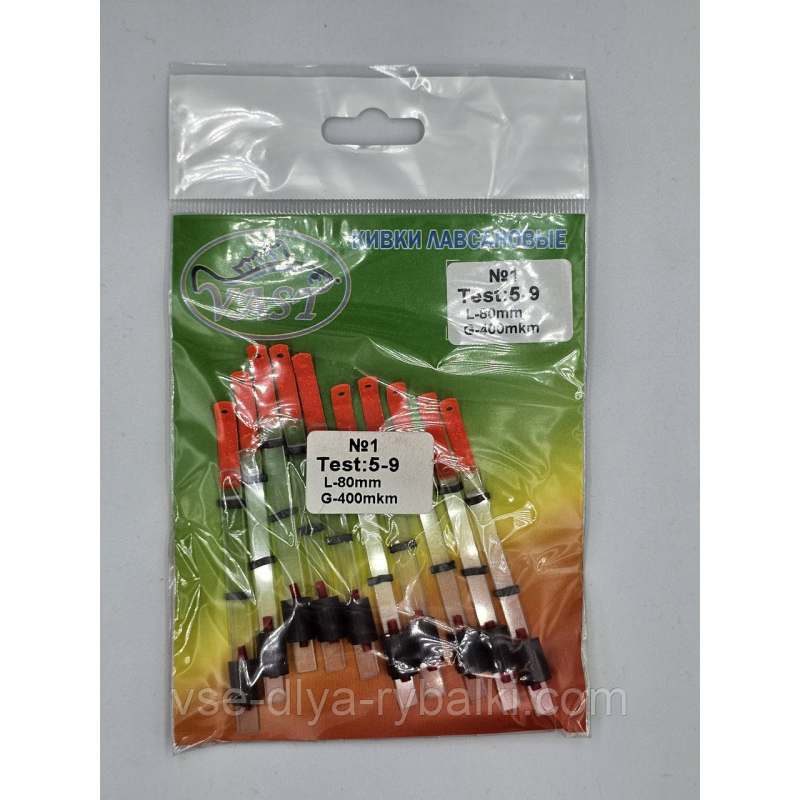 Кивок лавсановий Vast балансирний No01 80 мм 5-9 грм