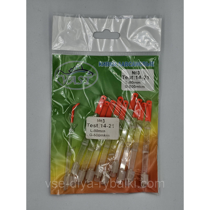 Кивок лавсановий Vast балансирний No03 80 мм 14-21 грм