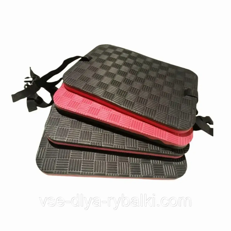 Сидушка туристична з кріпленням гумкою Комфорт EVA (350х265х20мм) двошарова, кольорова