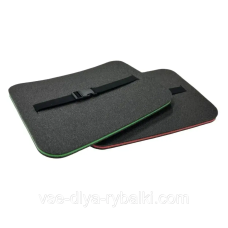 Сидушка туристична з кріпленням гумкою EVA Комфорт (350х265х15мм) двошарова, кольорова