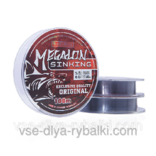 Волосінь BratFishing Megalon sinking 100м 0.38 mm