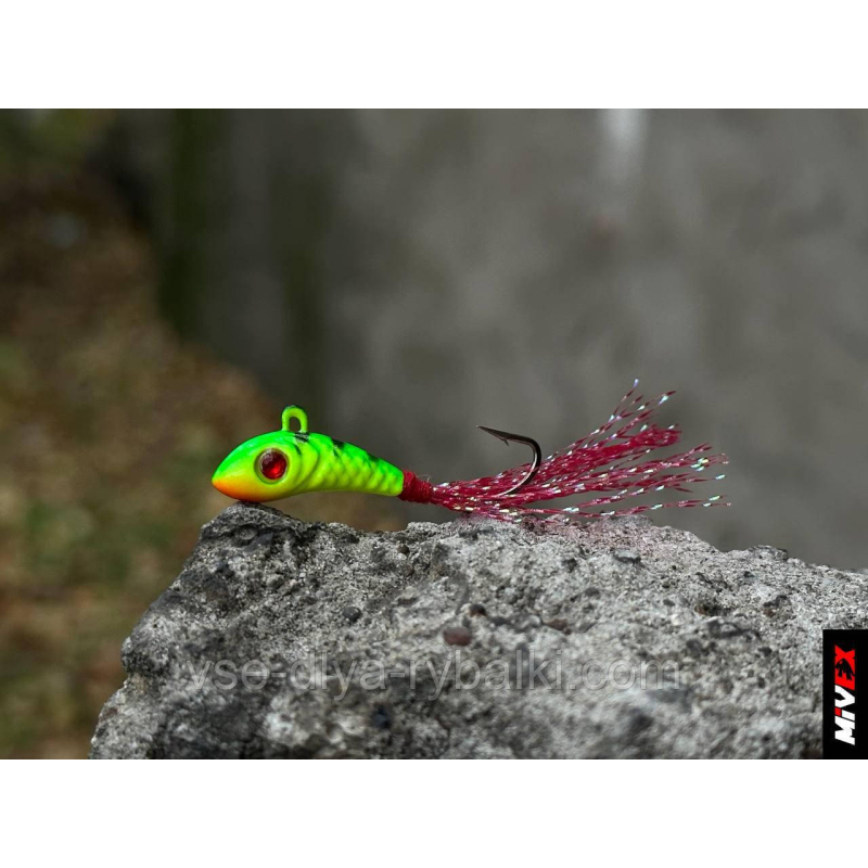 Балансир Jig Tail MIVEX Micron JF-1 15 мм 2,0 грм ZET + Swarovski EYE