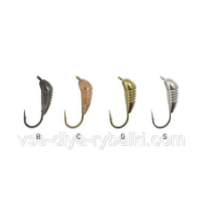 Мормилка вольфрамова FR Лялечка з вушком 2,5 мм срібло 0,33 грм