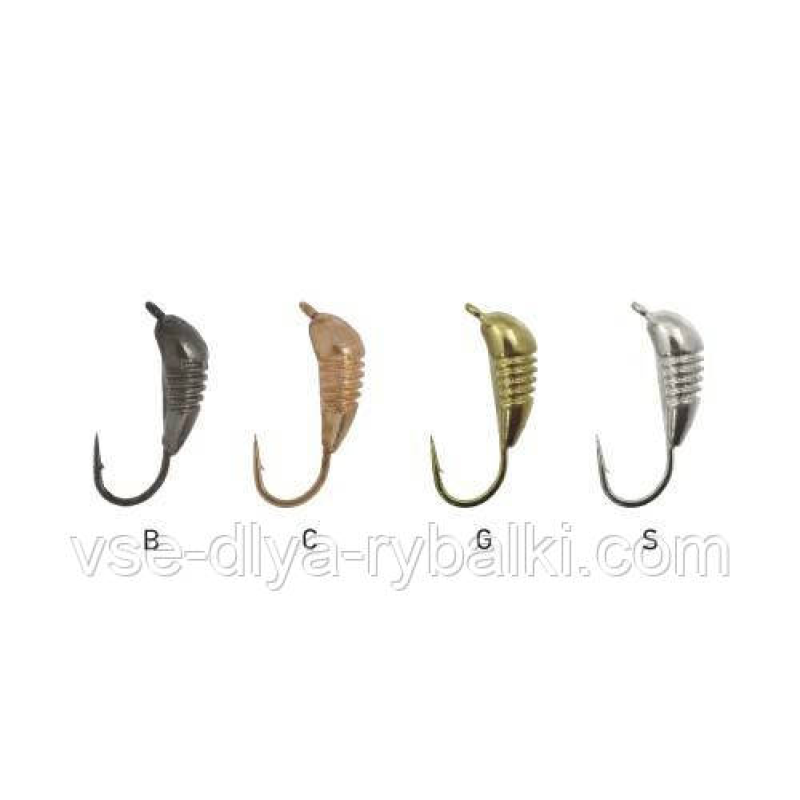 Мормилка вольфрамова FR Лялечка з вушком 2,5 мм золото 0,33 грм