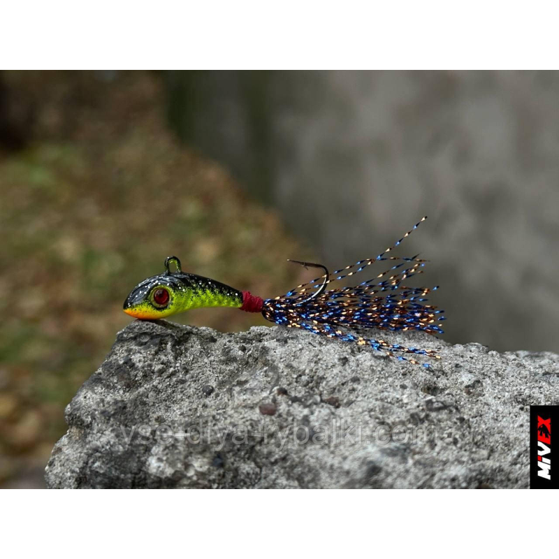 Балансир Jig Tail MIVEX Micron JF-3 20 мм 5,5 гм BER + Swarovski EYE