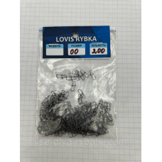 Застібка американка No00 200 шт.