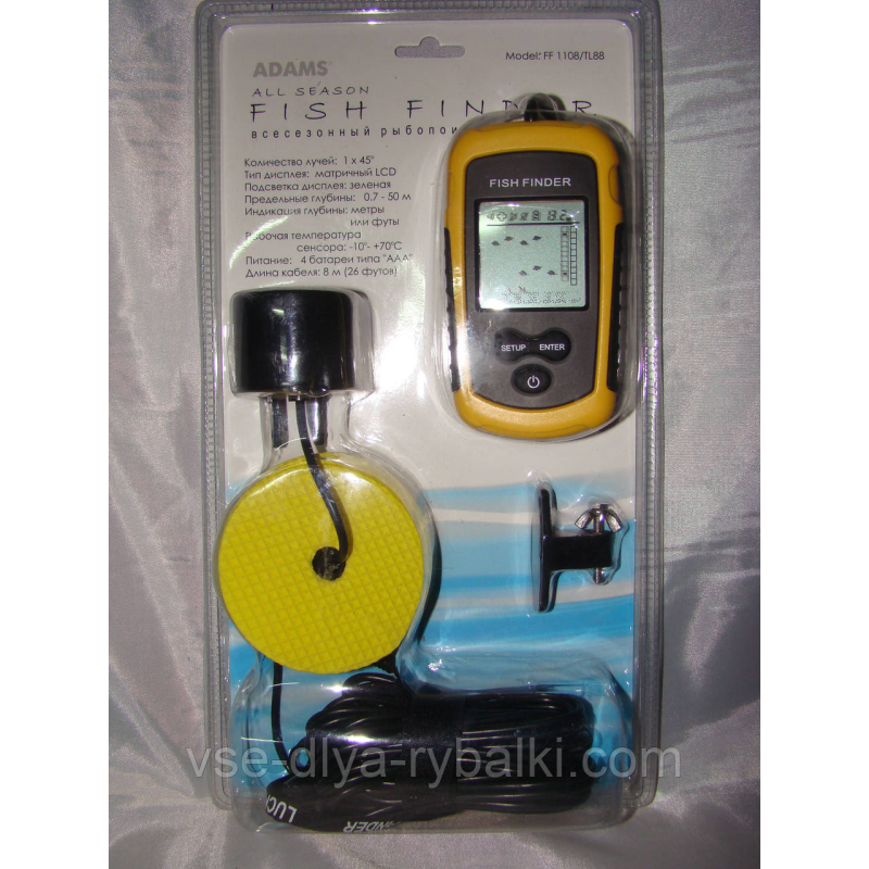 Ехолот всесезонний Adams Fish Finder