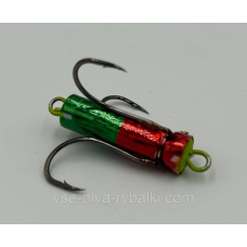 Супер снасть “УБИЙЦА СУДАКА“ червоно-зелений 30грм