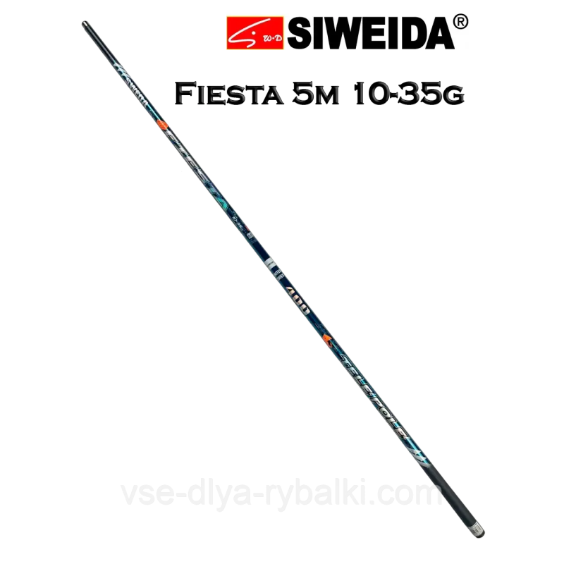 Вудка без кілець Siweida Fiesta Pole 6м 10-35г