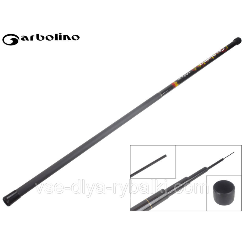 Вудка без кілець Carbolino Pole 5 м 10-30г