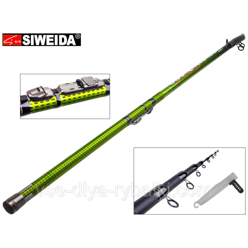 Вудлище з кільцями Siweida Tarawa 6м 5-25г