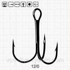 Трійник величезний 12/0