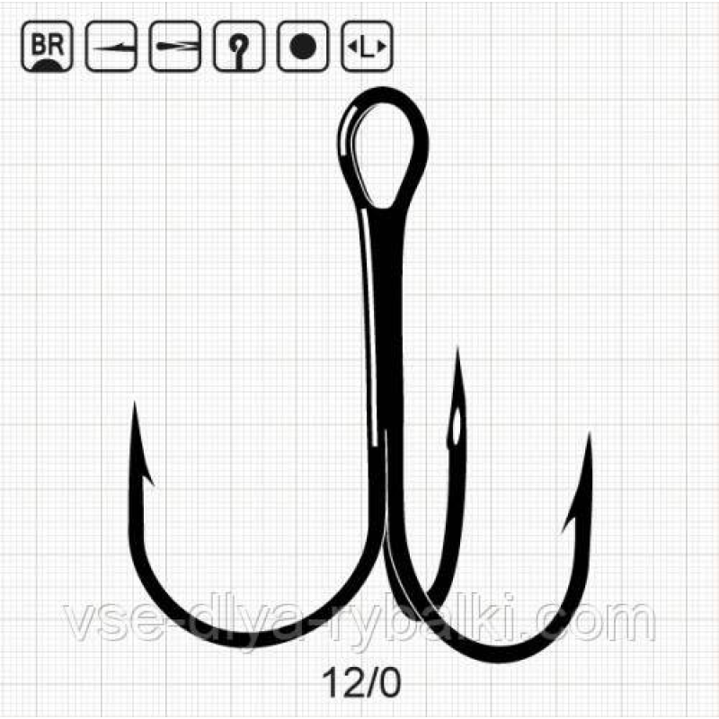 Трійник величезний 12/0