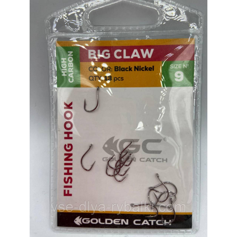 Гачки Golden catch Big Claw №9