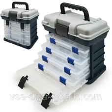 Ящик для снастей 5 секцій 24*17.5*26.5см SF24213 з пластиковими коробками