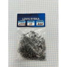 Карабін із вертлюгом американка 2005 No10 200 шт.