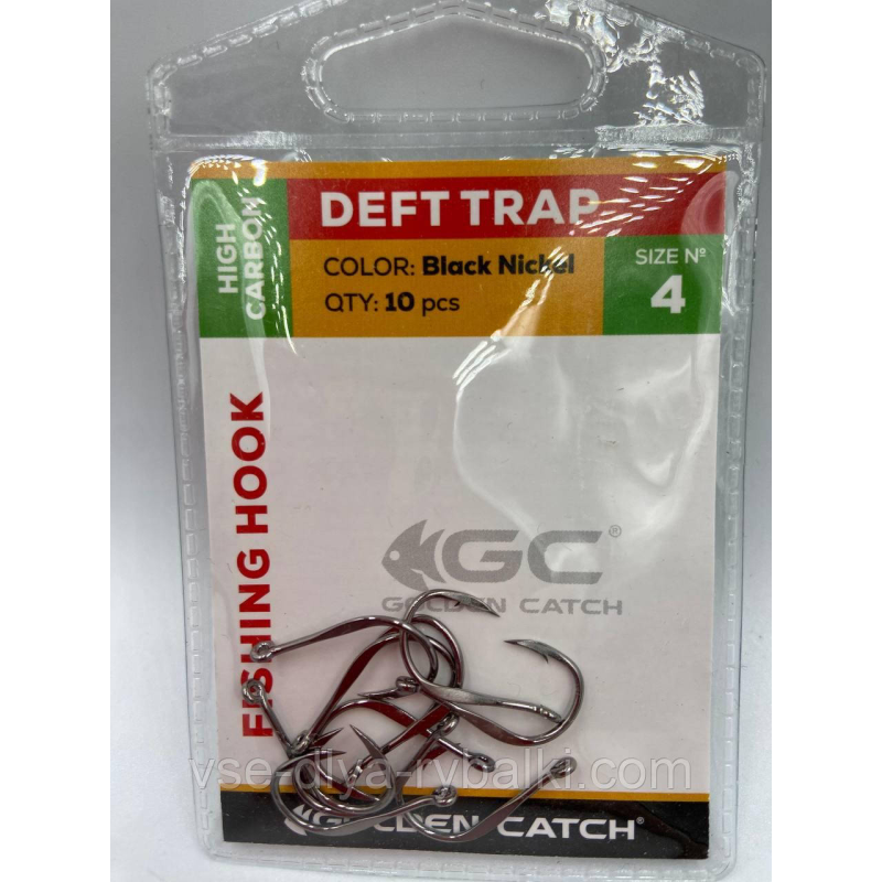 Гачки Golden catch Deft trap №4