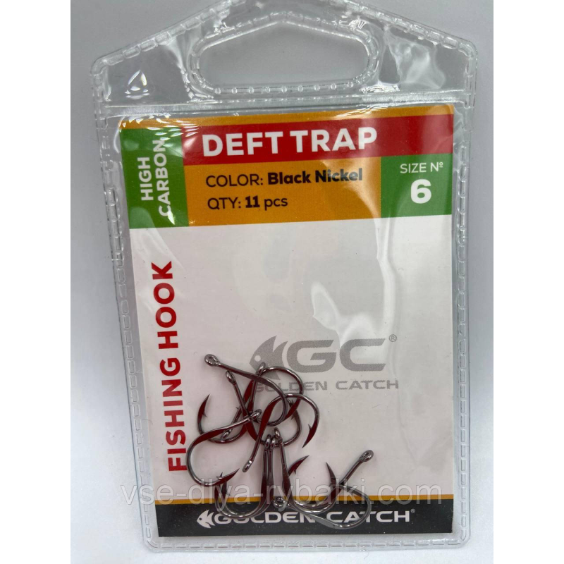 Гачки Golden catch Deft trap №6