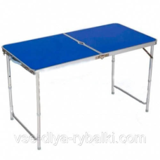 Стіл для кемпінгу та риболовлі розкладної квадратної ніжки 50*80*35/44/51