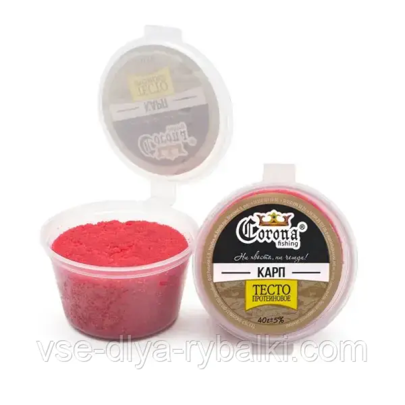 Тісто Corona протеїнове — Карп 40 гм