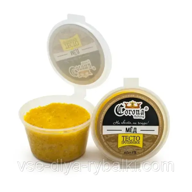 Тісто Corona протеїнове — Мед 40 гм