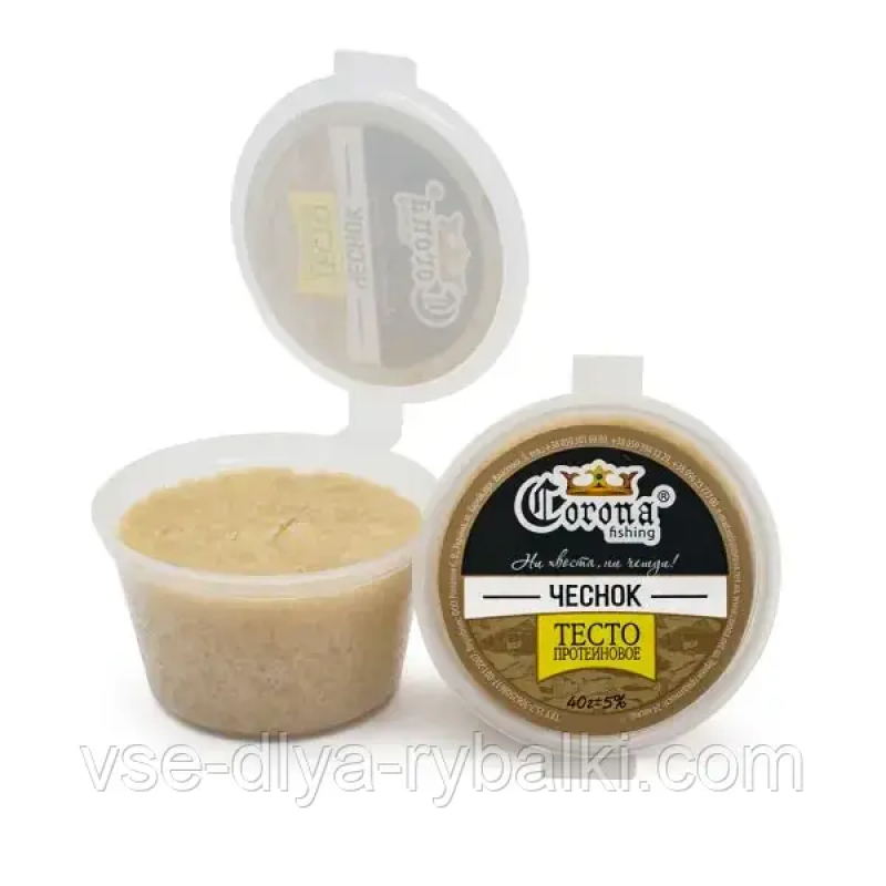 Тісто Corona протеїнове — Часник 40 гм