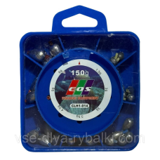 Набір ковзних грузил з кембриком EOS CLH1-014 170гм