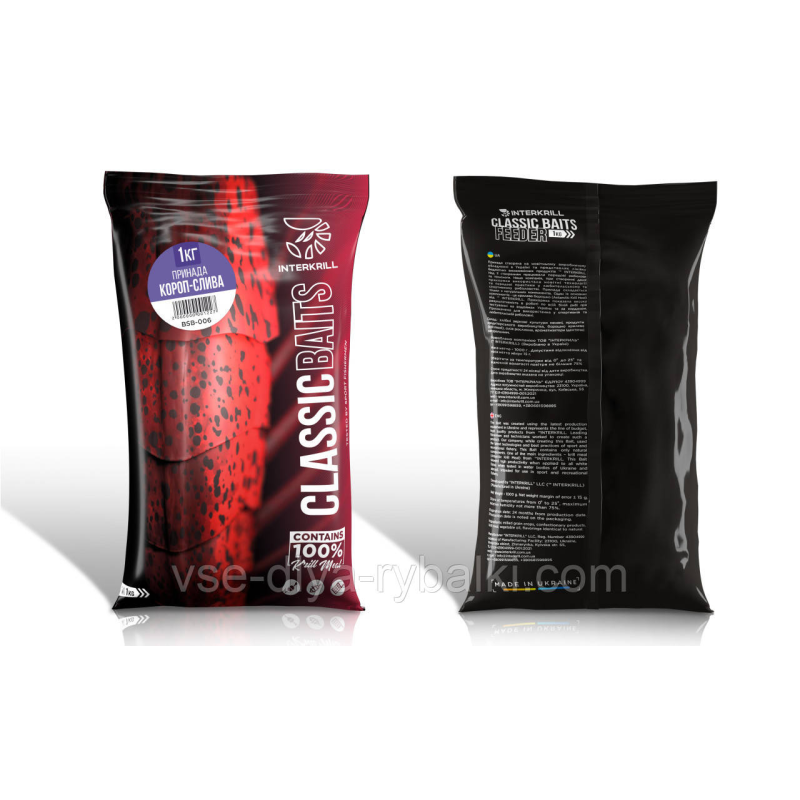 Принада INTERKRILL Короп-Слива 1кг